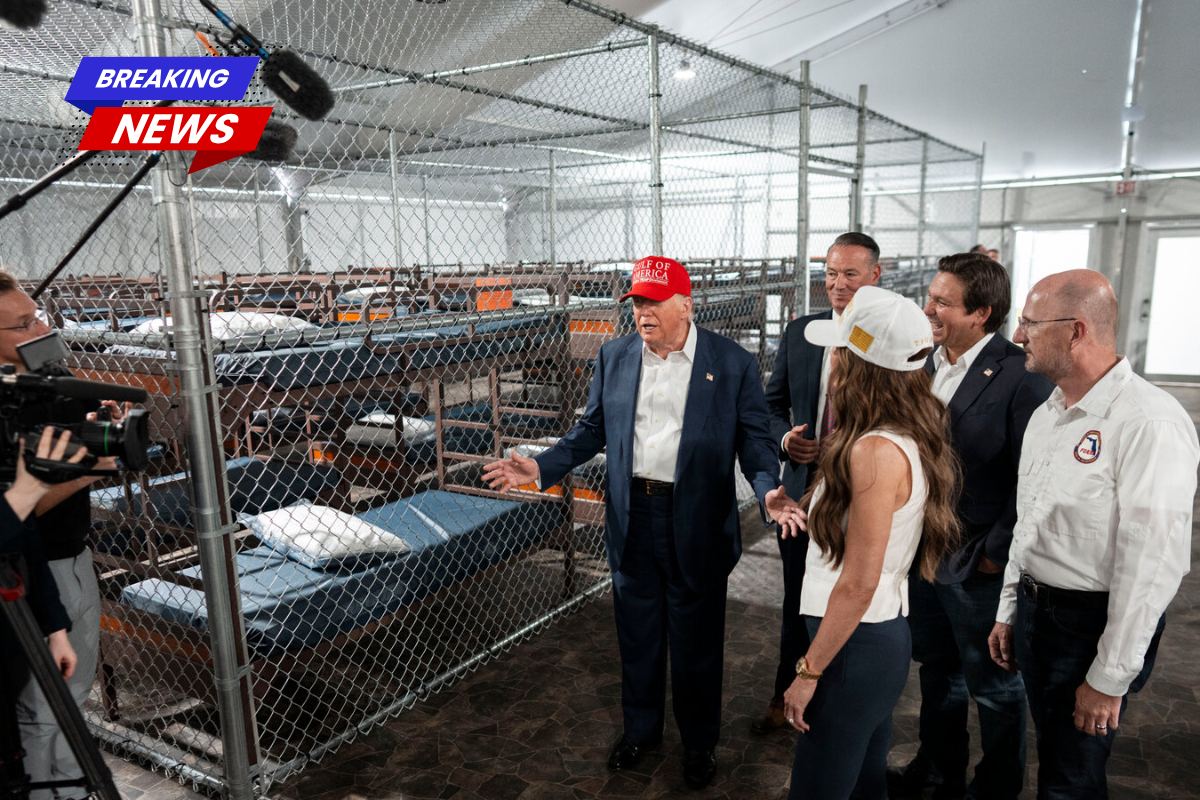 Trump established Alligator Alcatraz with much hoopla not quite a year ago, and the Florida detention facility is apparently winding down