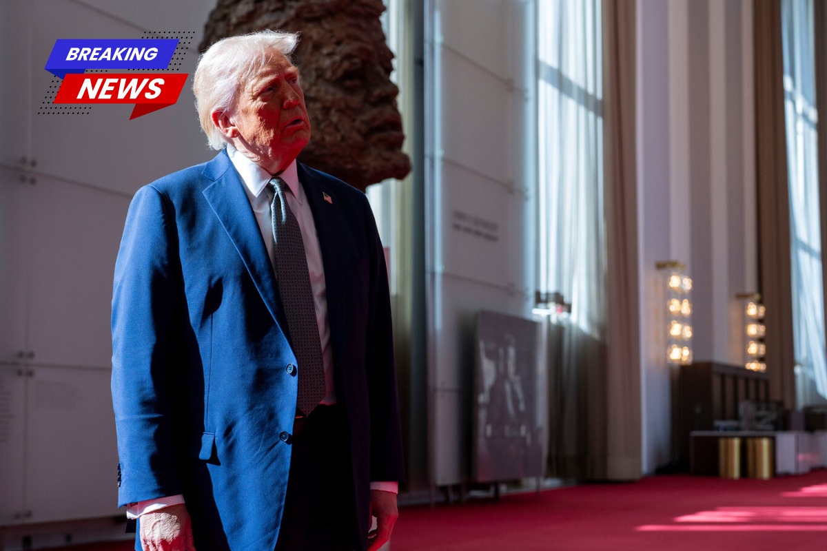 Despite a court order, Trump's name won't be removed from the Kennedy Center just yet