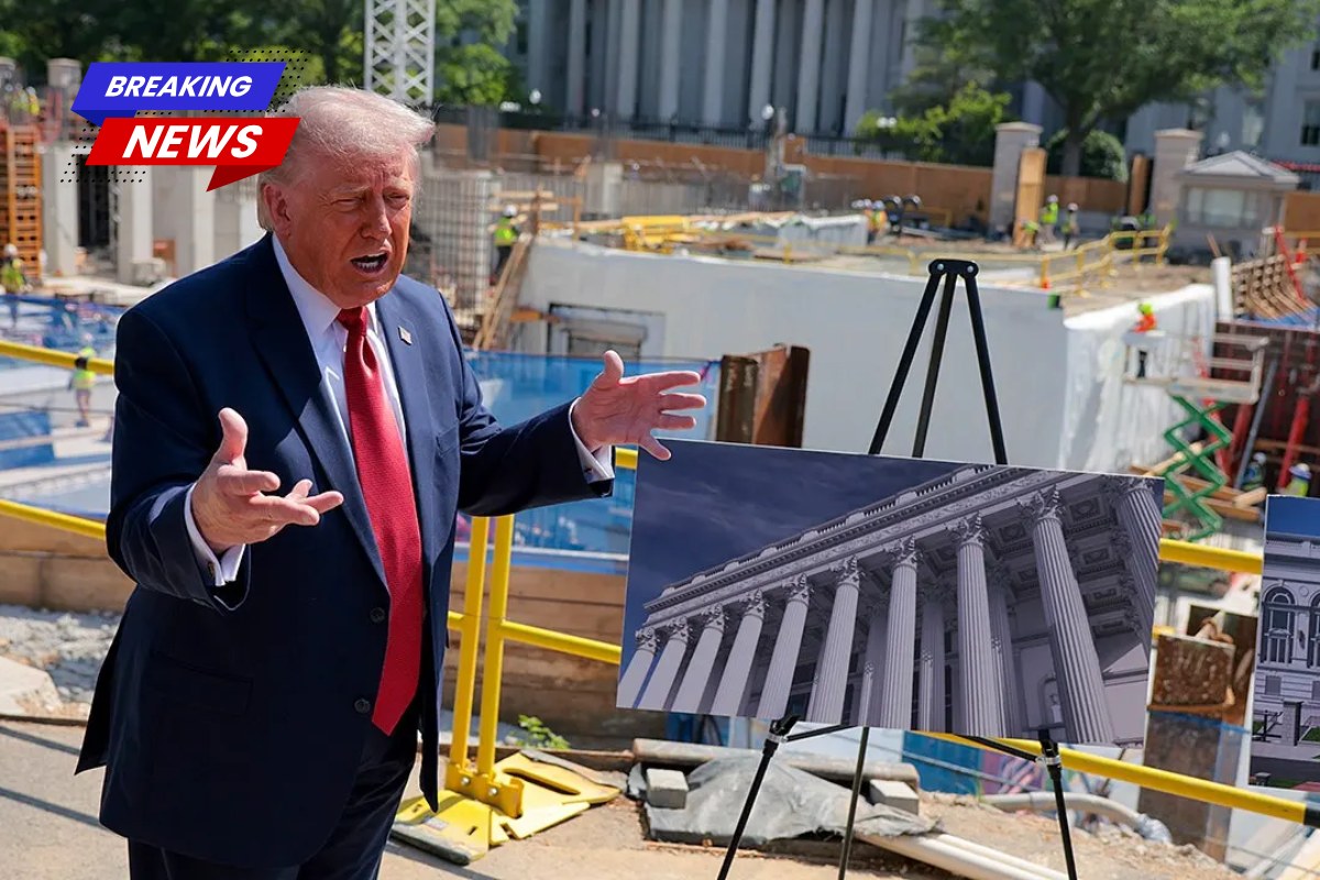 Trump says that the judge who blocked his plan should be held accountable for Death and Destruction, and refers to the project as a security DronePort for Washington, DC